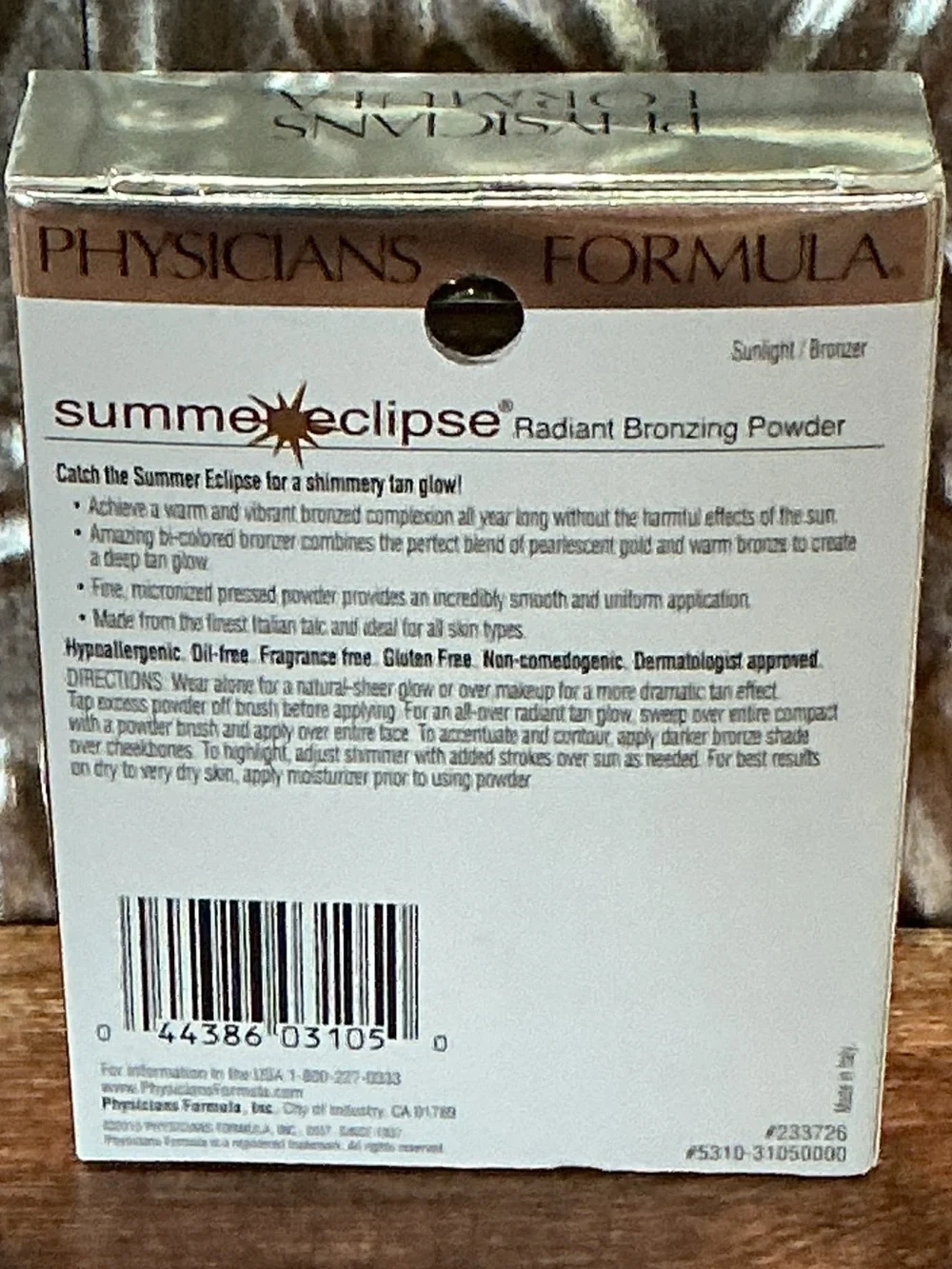 Physicians Formula Summer Eclipse Radiant Bronzing Powder - Warm Beige